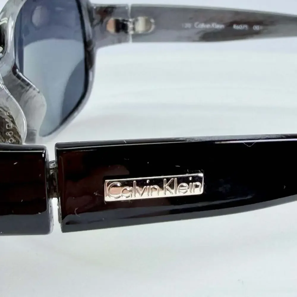 Calvin Klein R6075 Sunglasses Black with Hard Case